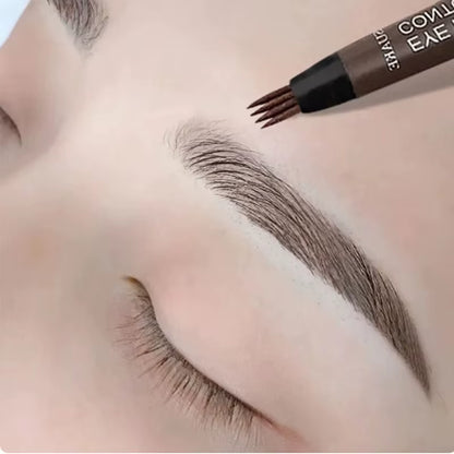 GlamDefine™ 4-in-1 Precision Makeup Pen – Eyeliner, Eyebrow, Contour & Lip Liner in One Long-Lasting Waterproof Tool